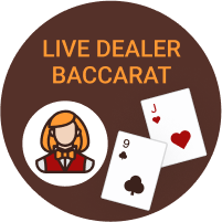 Baccarat with Live Dealers