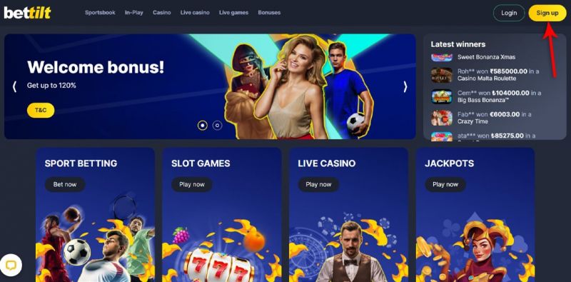 How to deposit on a casino with Bitcoin? - Guide Step 1